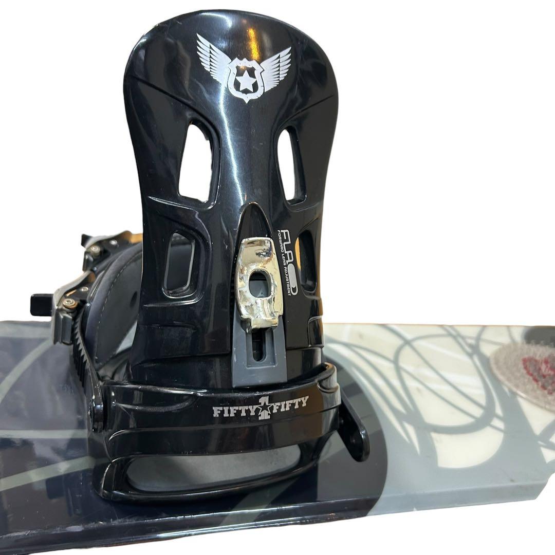 スノーボード2点セットX-GAMES　FIFTY FIFTYビンディング付153