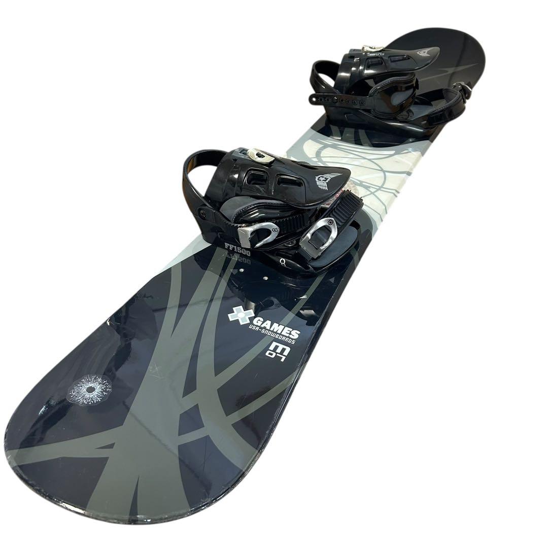 スノーボード2点セットX-GAMES　FIFTY FIFTYビンディング付153