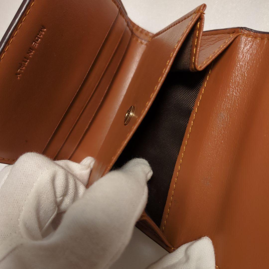 ✨美品✨celineセリーヌトリオンフスモールタップウォレット　カーフスキン