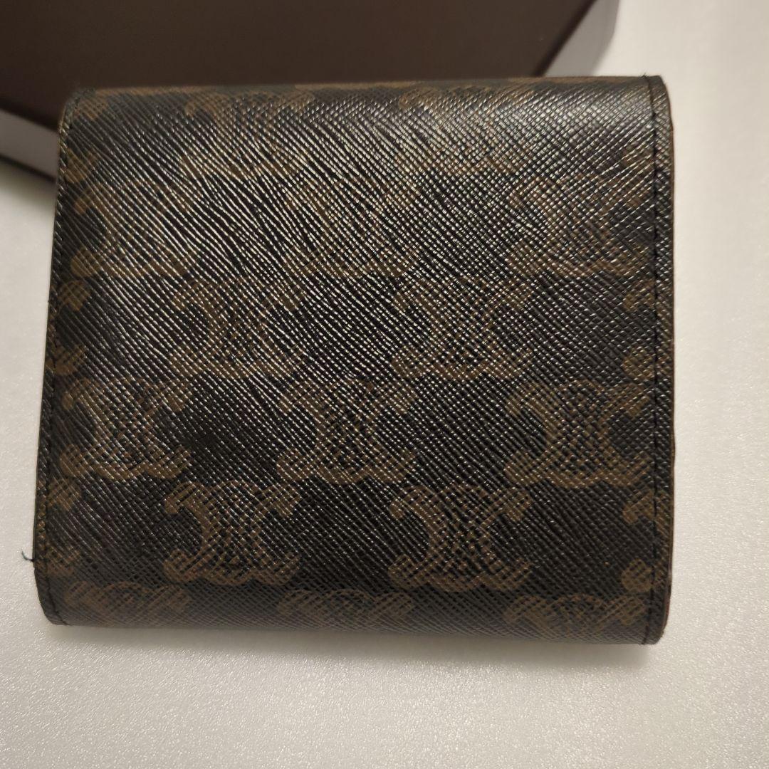 ✨美品✨celineセリーヌトリオンフスモールタップウォレット　カーフスキン