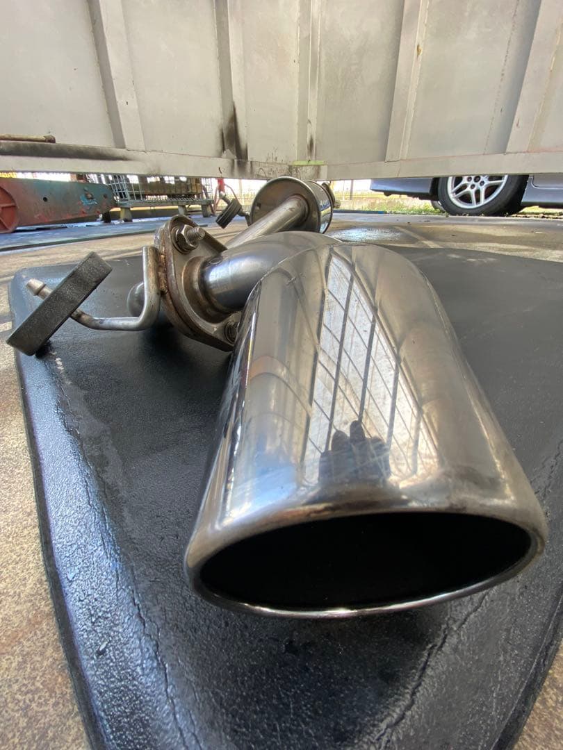 スズキワゴンR 社外FGK FUJITSUBO　フジツボリアマフラーステンレス製