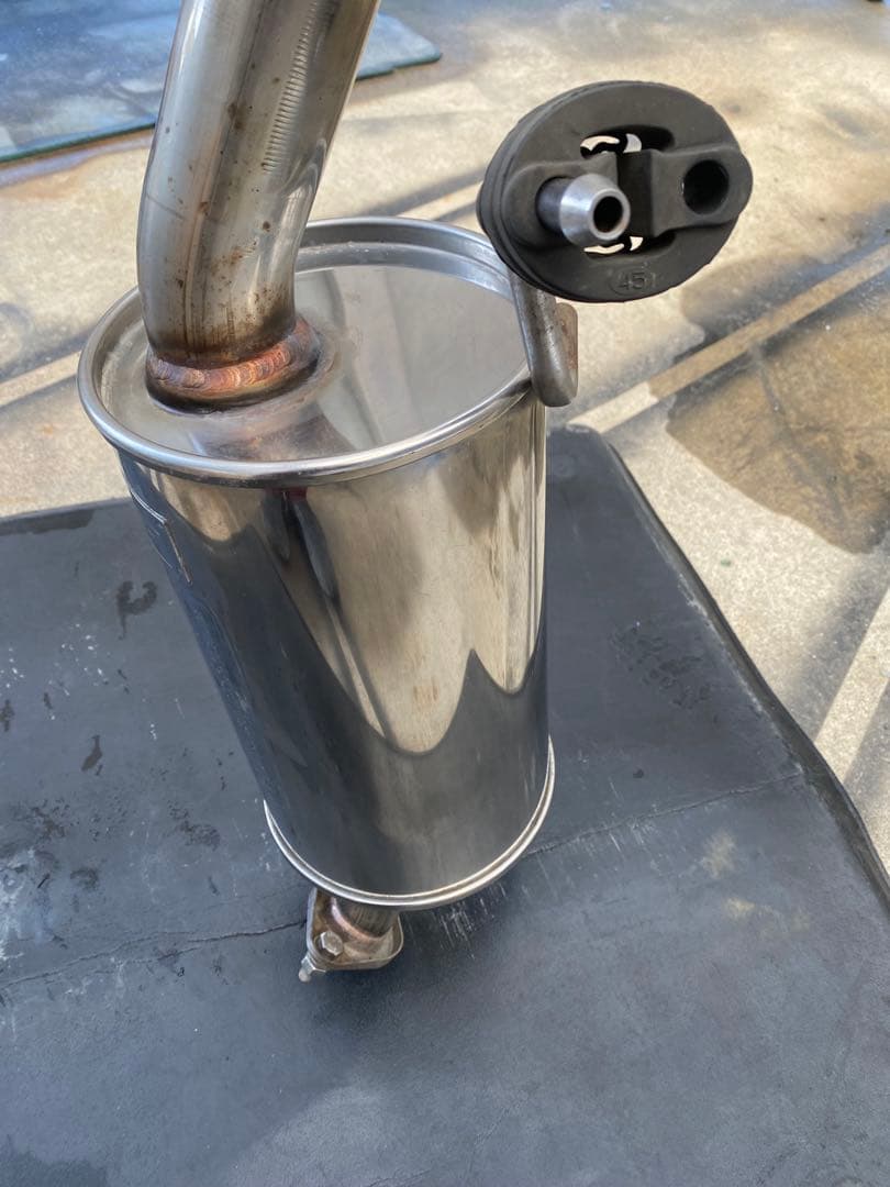 スズキワゴンR 社外FGK FUJITSUBO　フジツボリアマフラーステンレス製