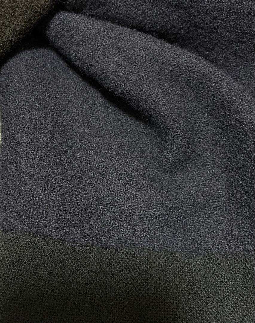 萌　MOYURU アシンメトリー　異素材　コート　ウール混　センソユニコ