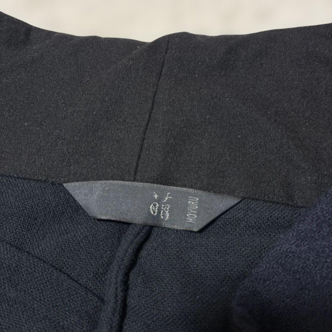 萌　MOYURU アシンメトリー　異素材　コート　ウール混　センソユニコ