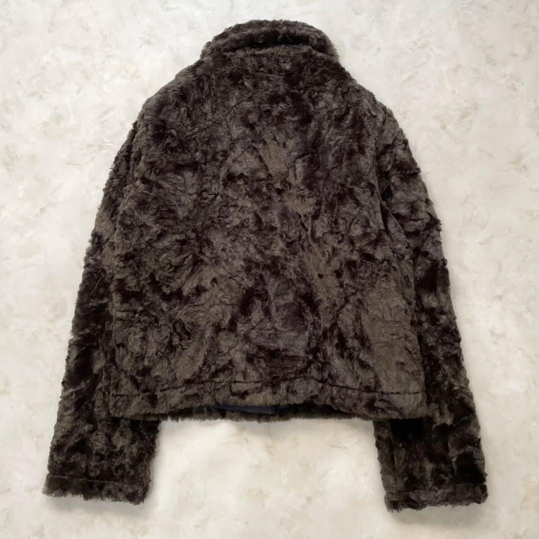 Max Mara リバーシブルショートジャケット テディベア L　2way