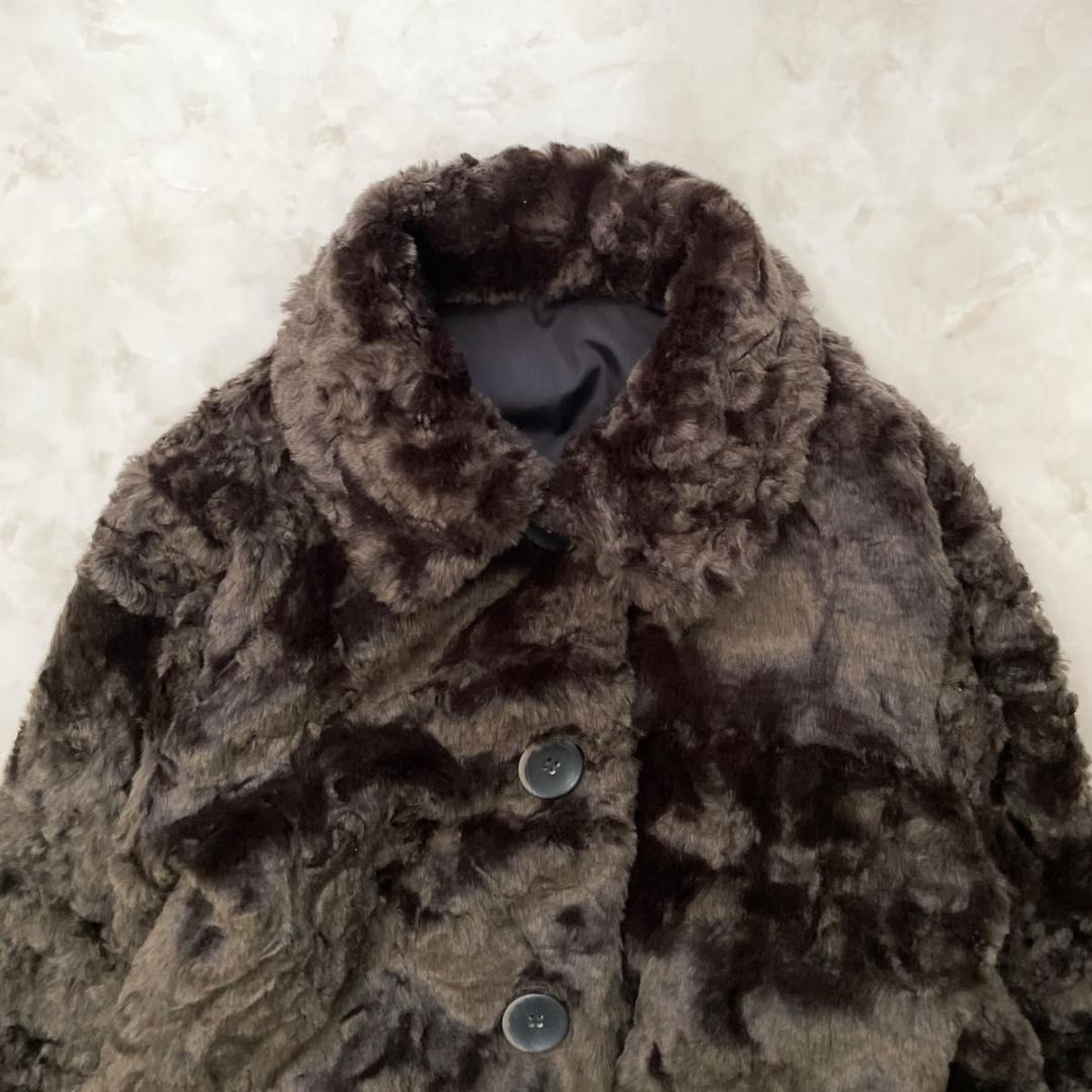 Max Mara リバーシブルショートジャケット テディベア L　2way