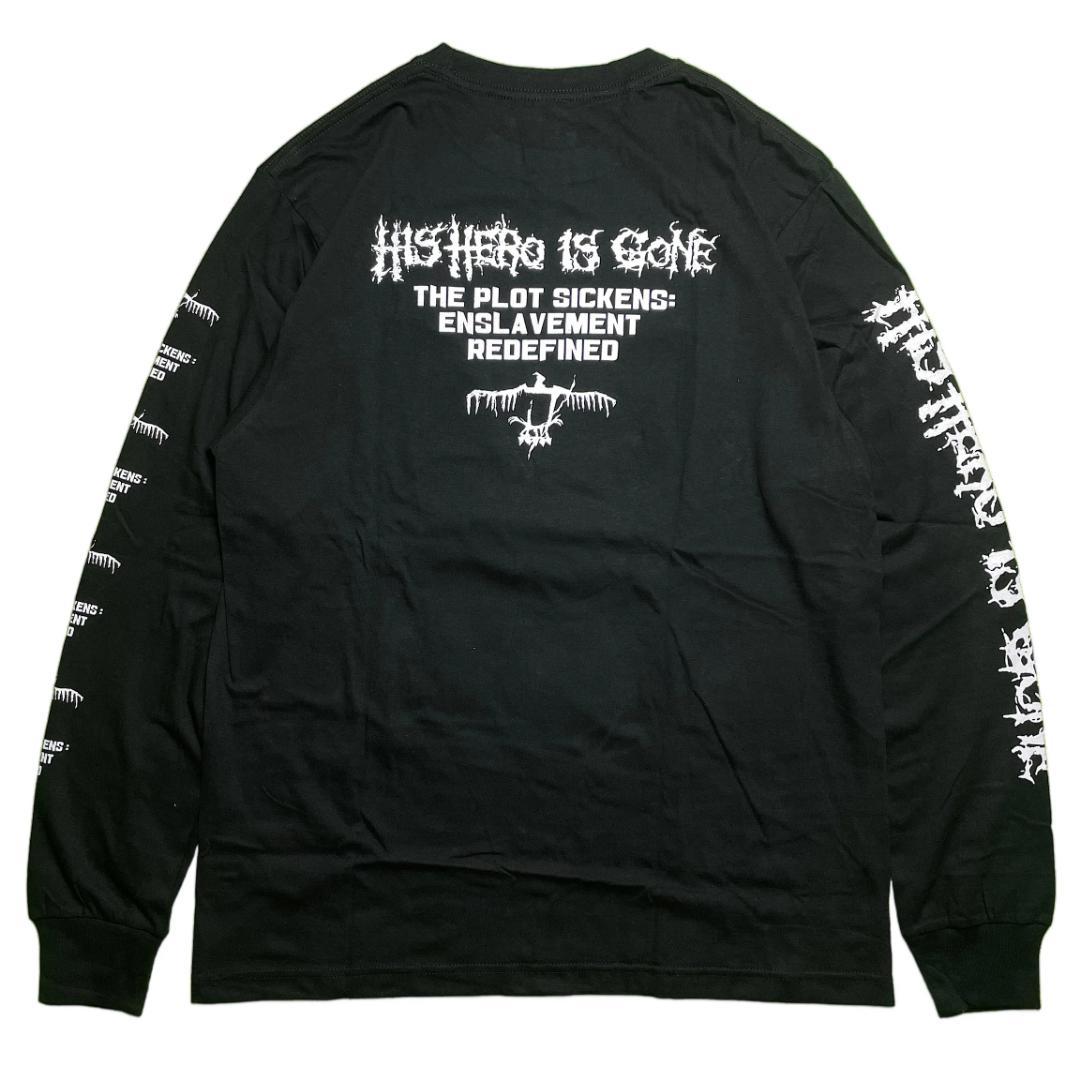 HIS HERO IS GONE Lサイズ ロンT 長袖Tシャツ ハードコア