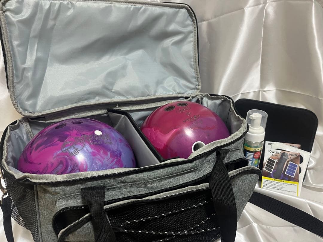 ボウリングスターターセット　ボール　バッグ　クリーナー　テーピング　タオル