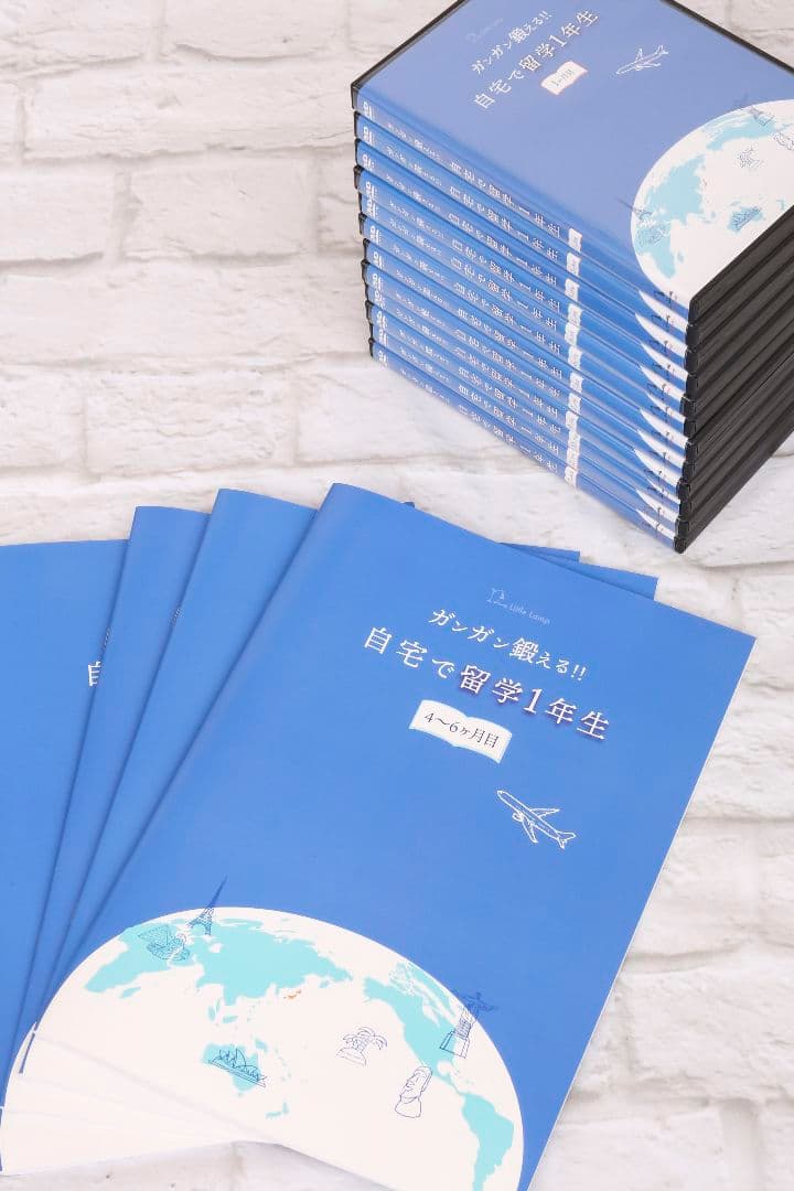 留学レベルの英会話力養成DVD 週1レッスン×1年間分 （メールサポート1年分）