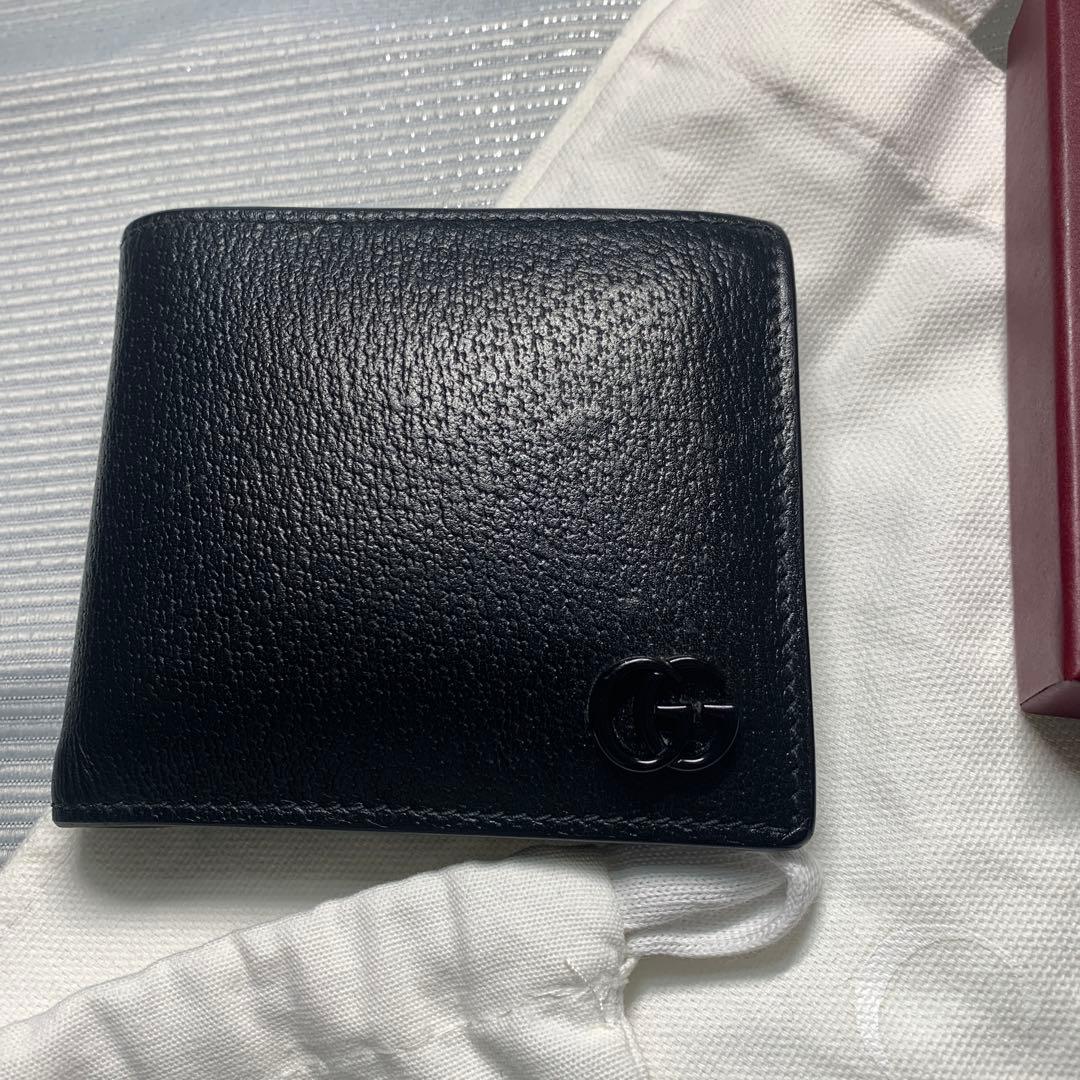 GUCCI グッチ 二つ折財布 GGマーモント ウォレット　折り財布