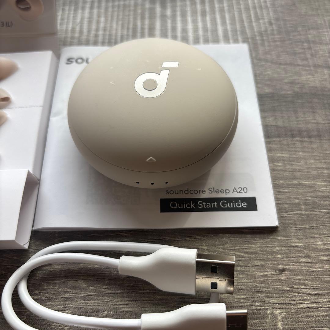 【美品】Anker Soundcore Sleep A20 ワイヤレスイヤホン
