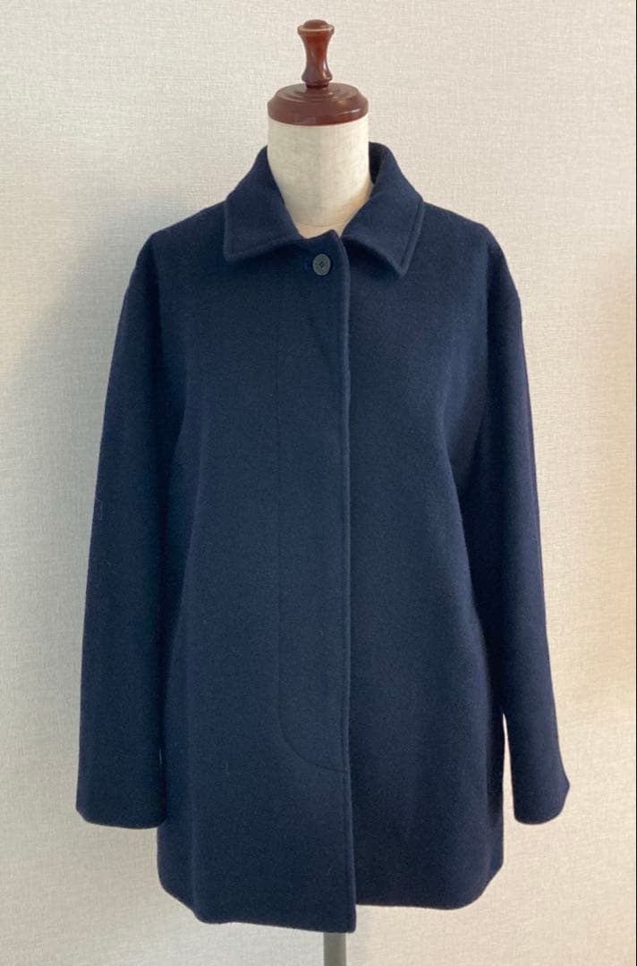 マッキントッシュロンドン　ネイビー　ウール　コート