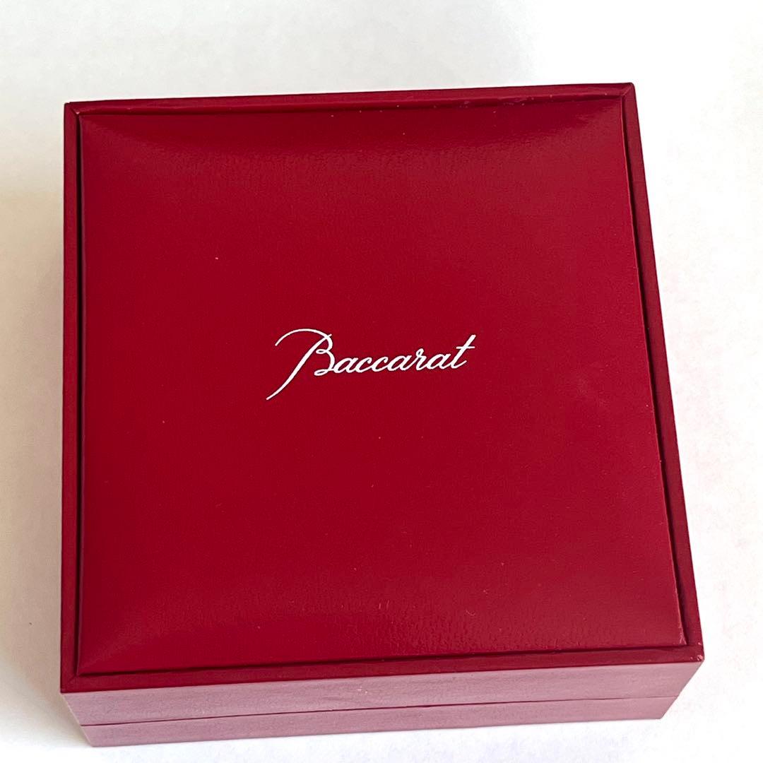 箱付き美品　バカラ　ミニメディチピアス　クリア