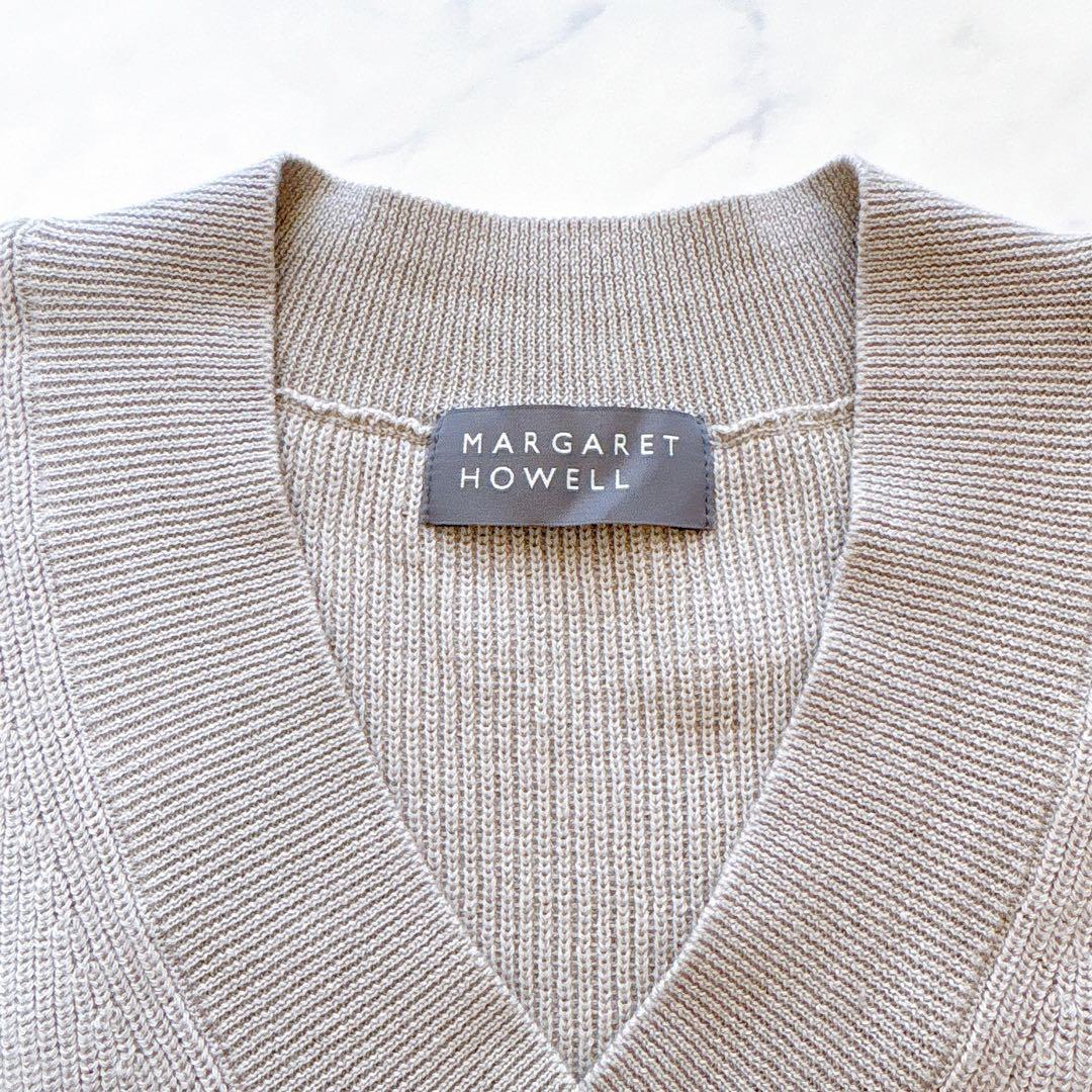 【未使用級】現行 2024 マーガレットハウエル メリノ ウールコットンベスト