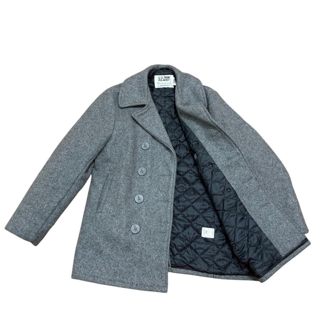 【美品】 SCHOTT u.s.740N Pコート キルティング 38 L