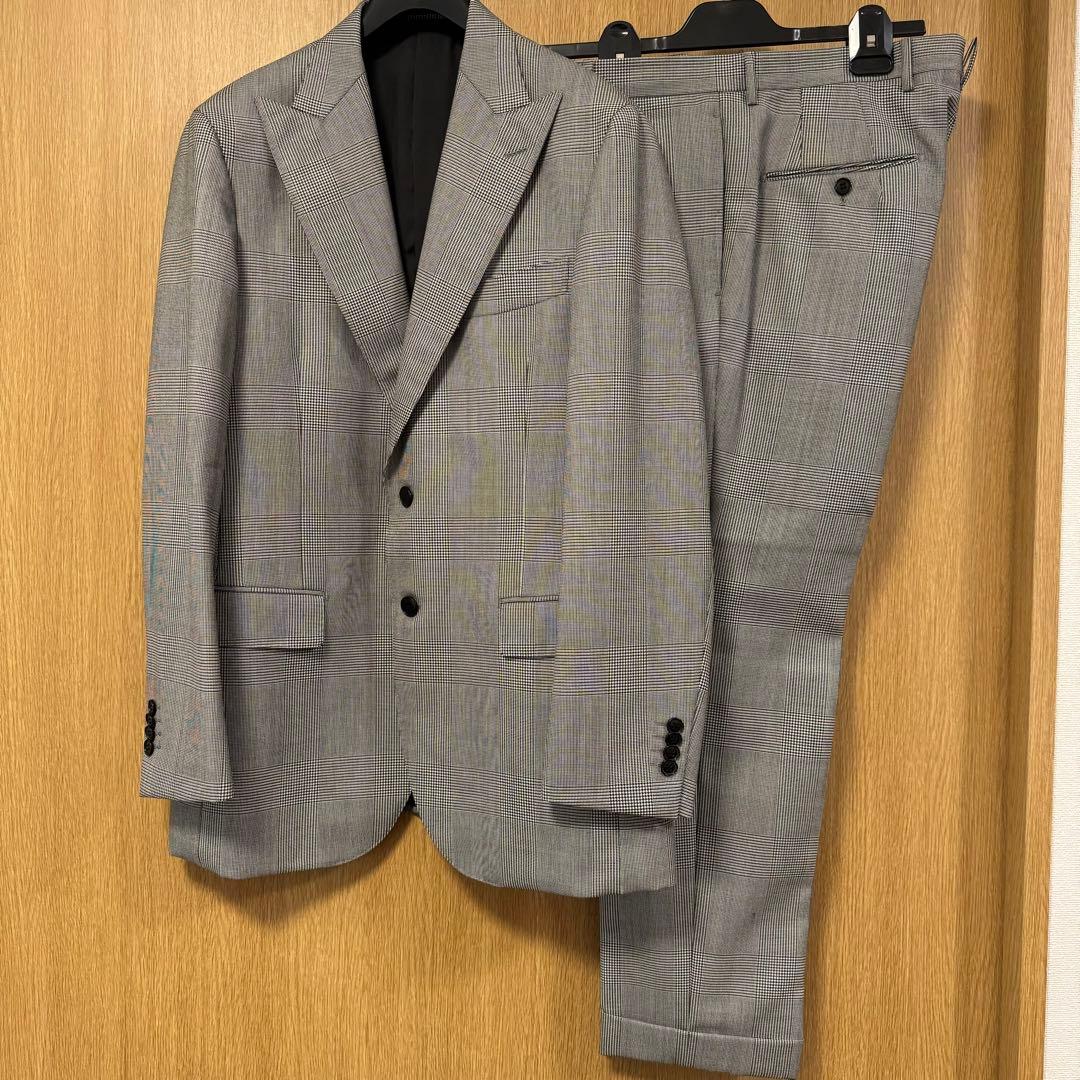 Artigianale イタルスタイル　グレンプレイド　スーツ