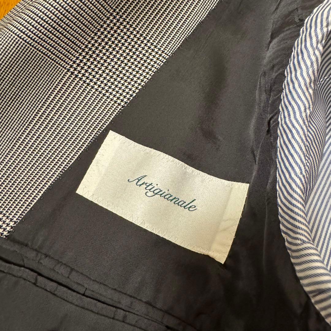 Artigianale イタルスタイル　グレンプレイド　スーツ