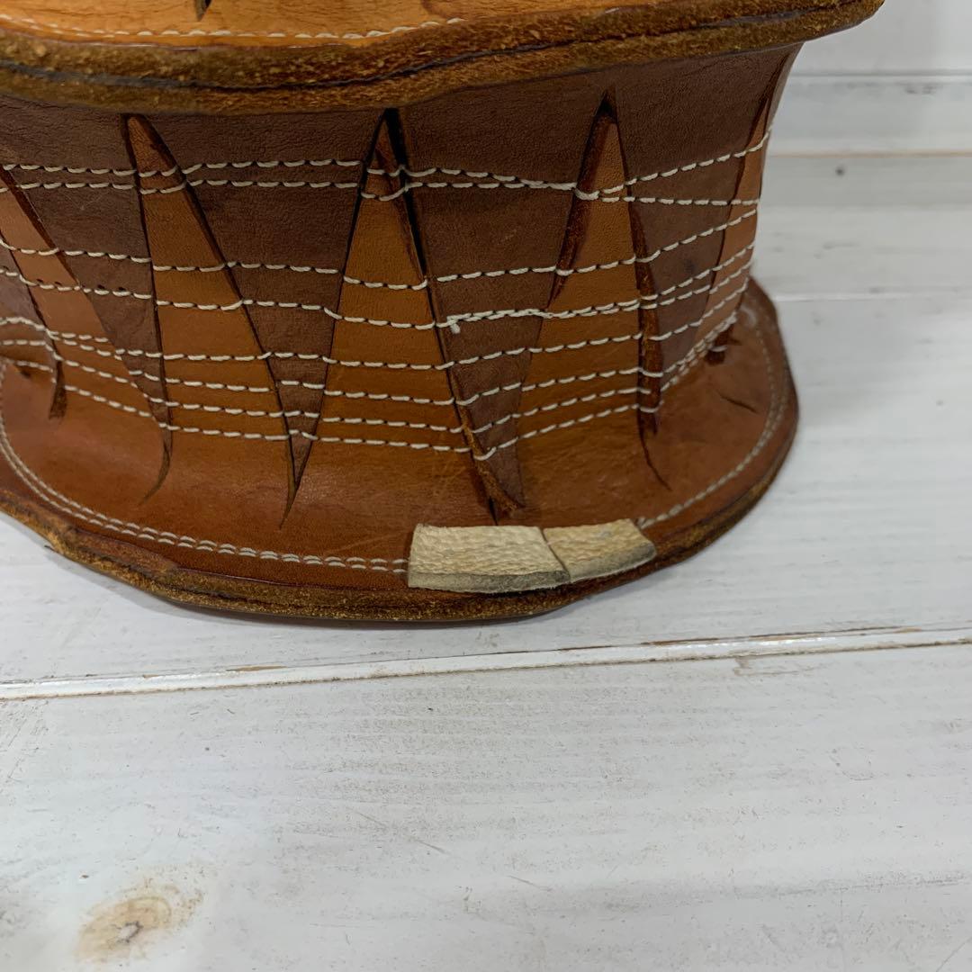 曽田耕さん　ヌメ革バッグ　個展用レアデザイン