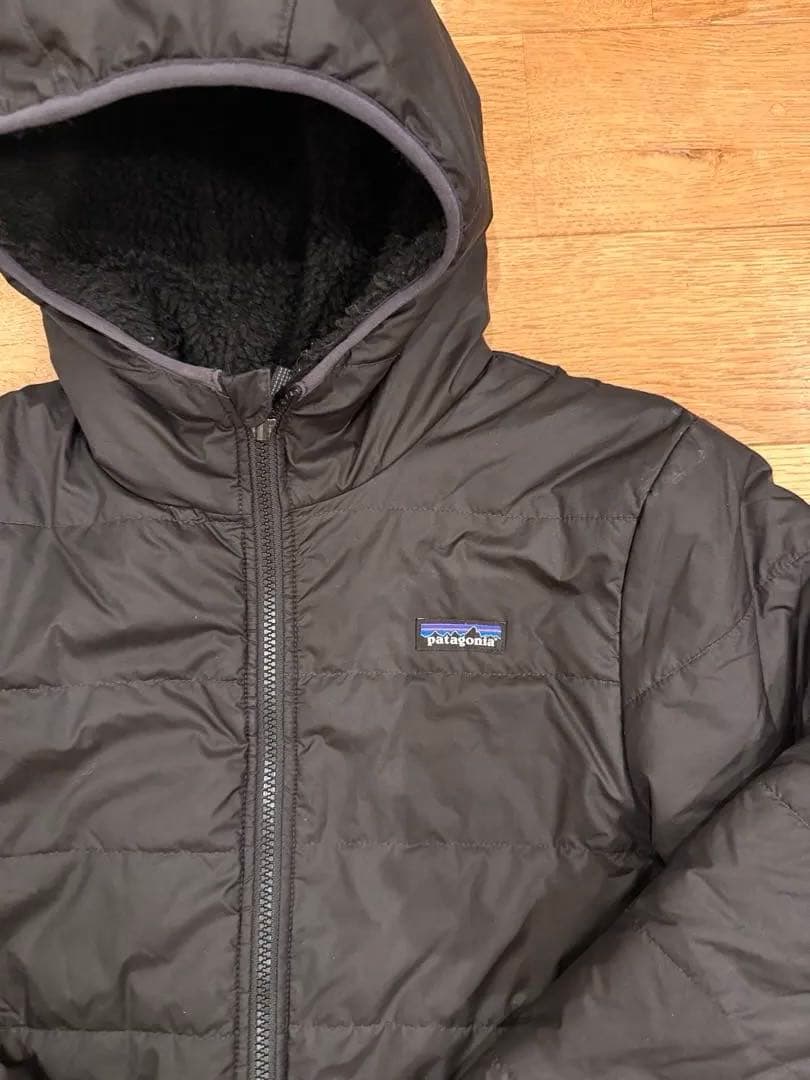 Patagonia リバーシブル　ボアフーディー　150cm