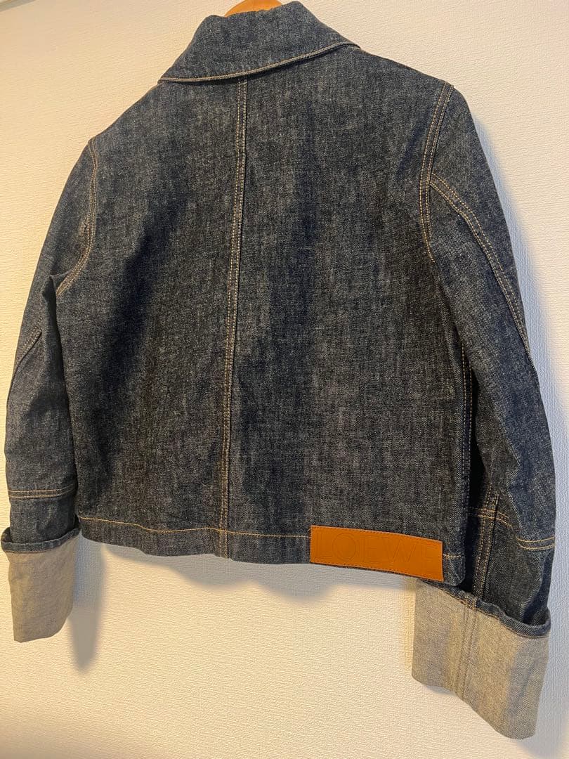 ど*ら様 LOEWE 大人気‼︎ターンアップデニムジャケット完売品【確実正規品】