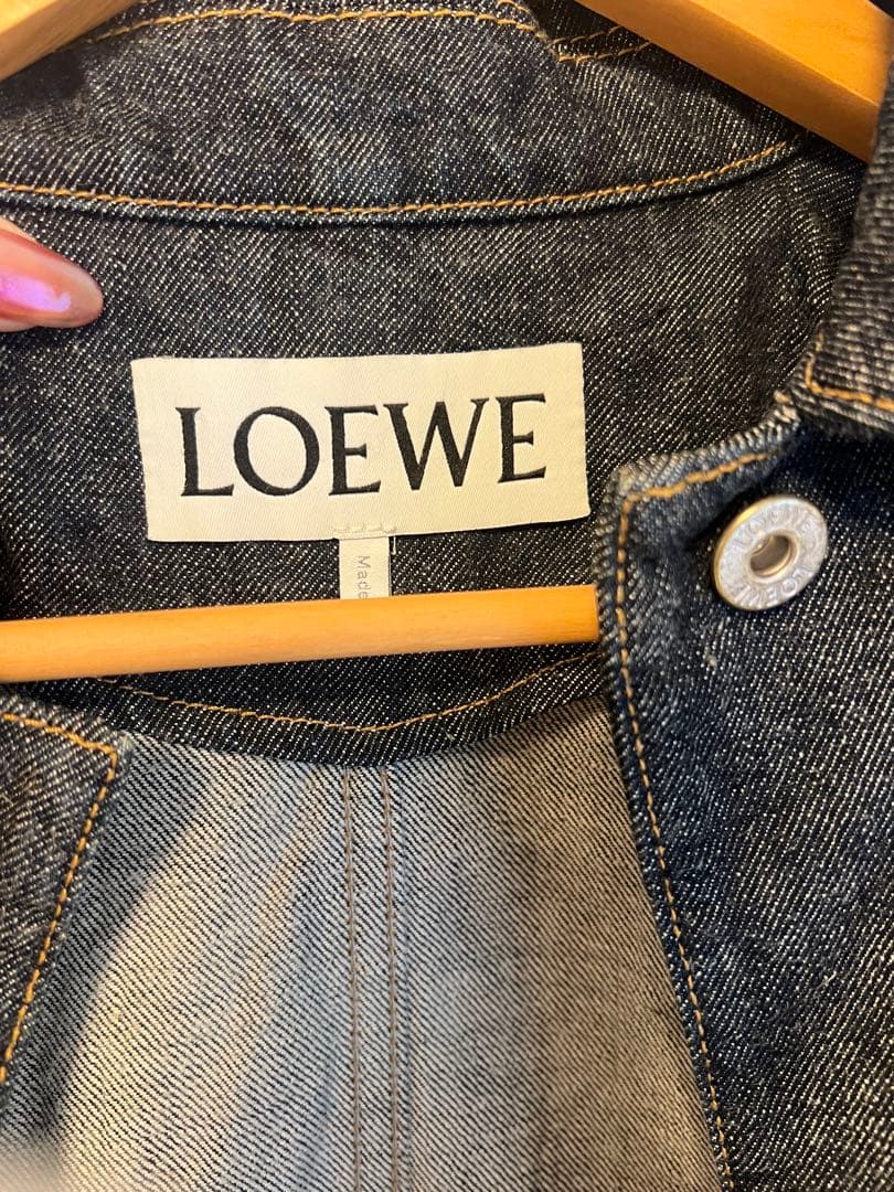 ど*ら様 LOEWE 大人気‼︎ターンアップデニムジャケット完売品【確実正規品】