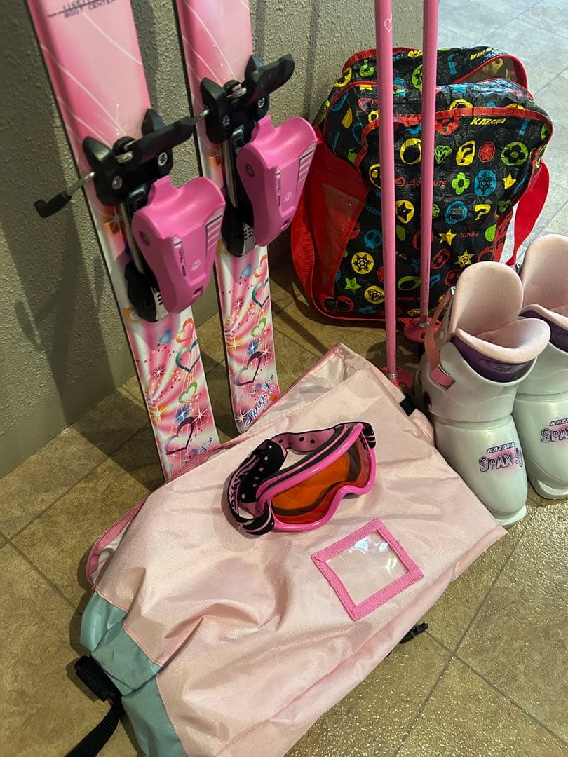 送料込み　スキーセット　板116cm 6点セット