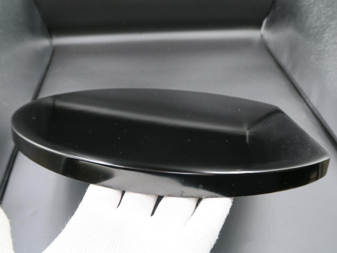 【輪島塗】半月膳 金彩霞文様 十三寸 天然木 五客 共箱 卓上膳 半月盆 会席膳