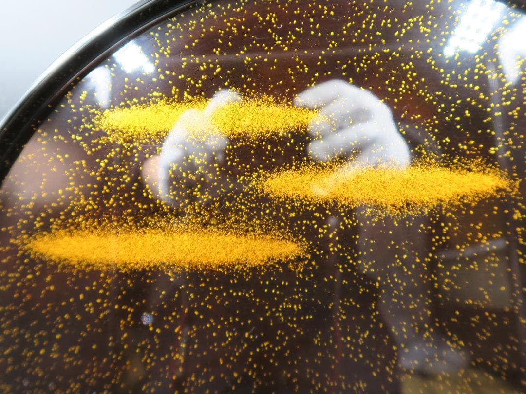 【輪島塗】半月膳 金彩霞文様 十三寸 天然木 五客 共箱 卓上膳 半月盆 会席膳