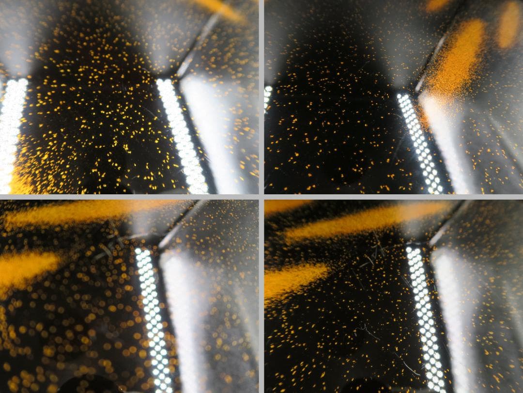 【輪島塗】半月膳 金彩霞文様 十三寸 天然木 五客 共箱 卓上膳 半月盆 会席膳