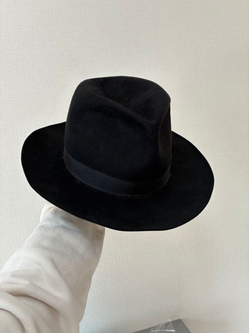 【最高級】KIJIMA TAKAYUKI ビーバーヘアフェルト フェドラハット