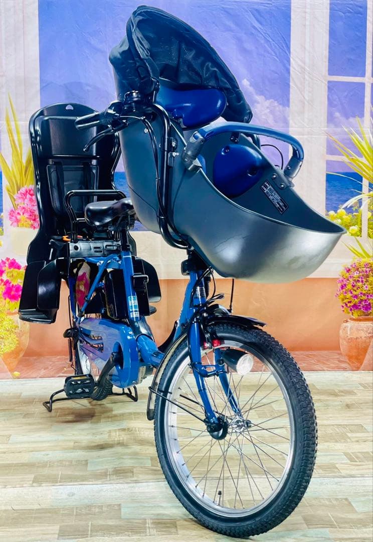 高年式ギュットクルーム2021年モデル⭐️パナソニック子供乗せ電動自転Y3183