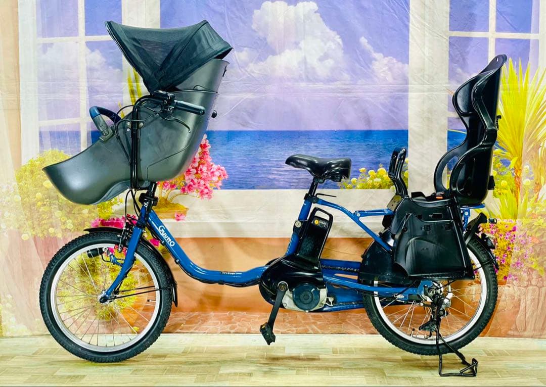 高年式ギュットクルーム2021年モデル⭐️パナソニック子供乗せ電動自転Y3183