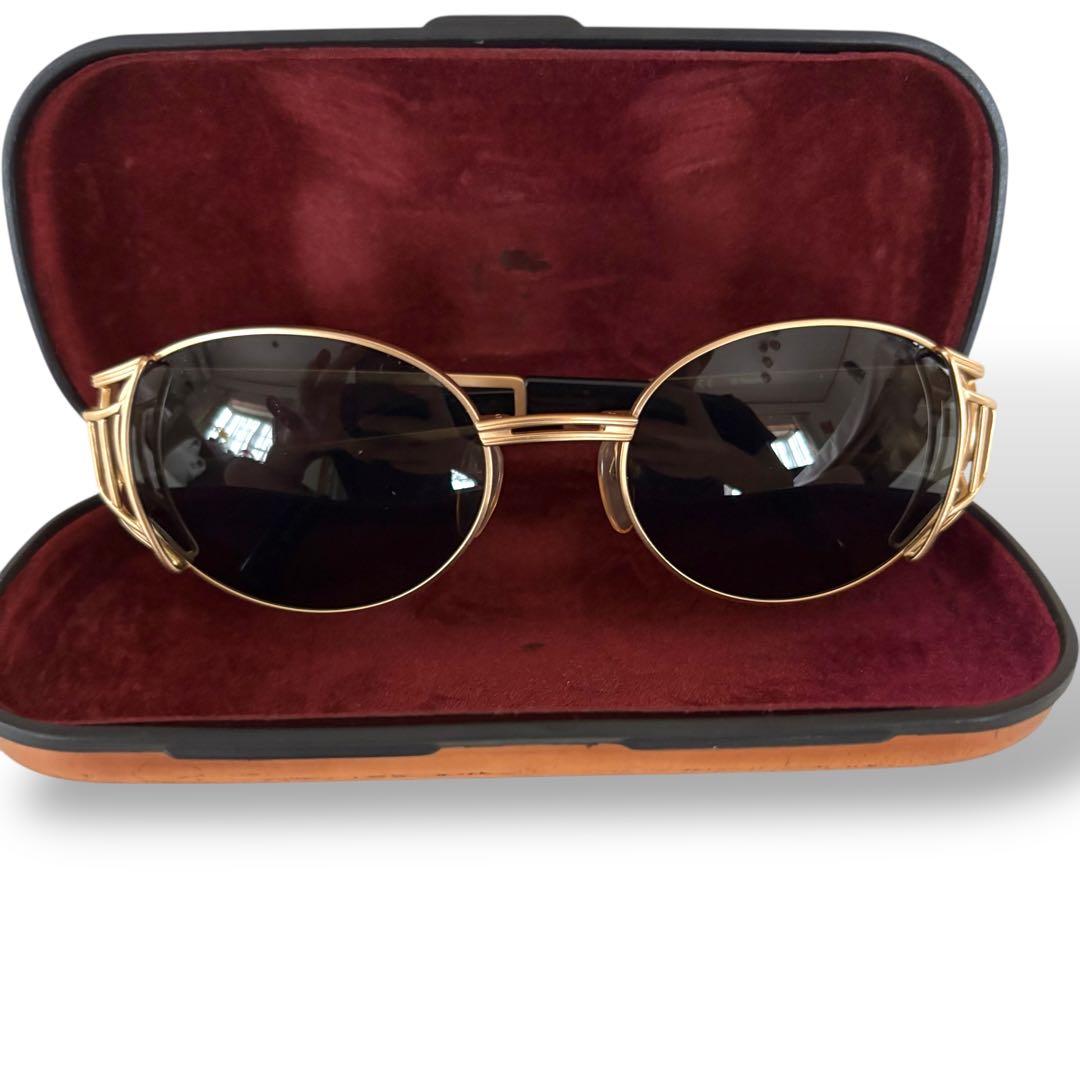 【希少】 jean paul gaultier ゴルチエサングラスゴールド