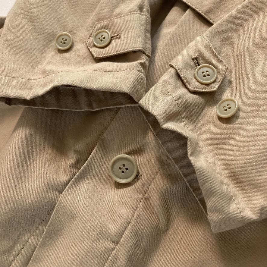 【Nanako】プランテーション　メモリーツイル2WAYトレンチコート