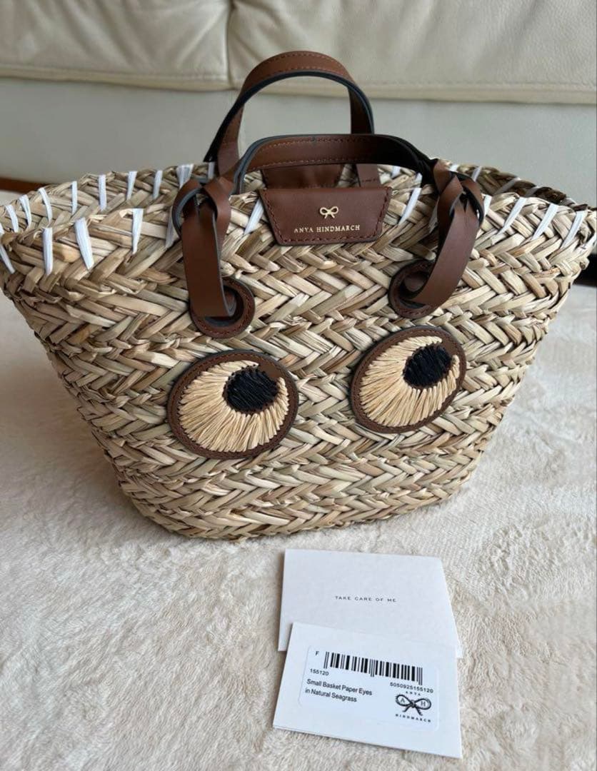 最終値下げ　新品未使用品　ANYA HINDMARCH かごバッグ