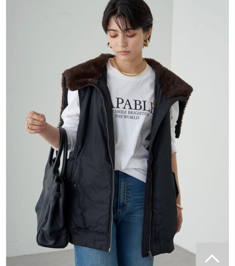 ラウンジドレス　ミリタリージレブルゾン　黒　loungedress