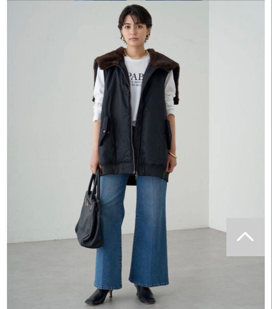 ラウンジドレス　ミリタリージレブルゾン　黒　loungedress