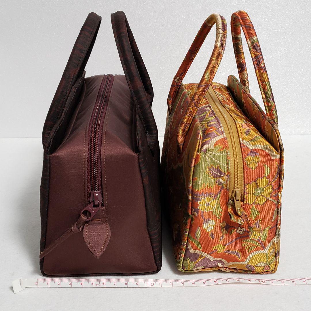 (8942)利休バッグ 2点 まとめ売り 和装用 あおりバッグ 着物 小物