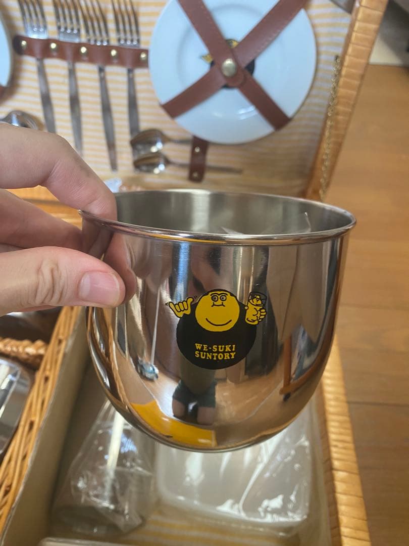 アウトドア食器セット ステンレス製マグカップ(サントリー懸賞)