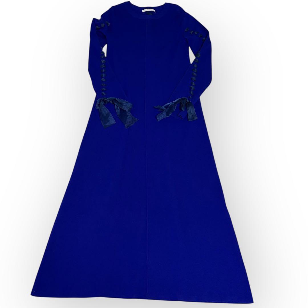 アンスリードUN3D. 【36】ブレイドニットワンピース レースアップ 編み上げ