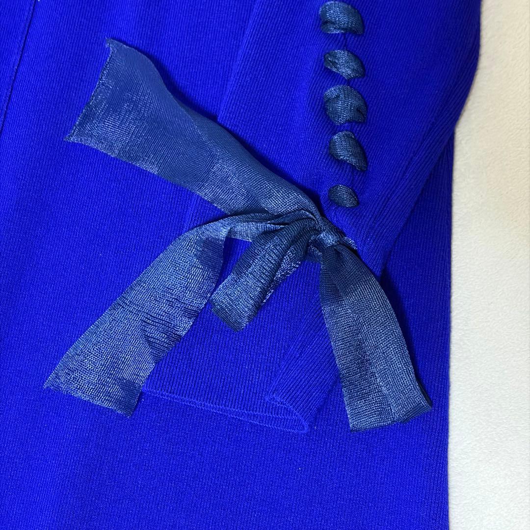 アンスリードUN3D. 【36】ブレイドニットワンピース レースアップ 編み上げ