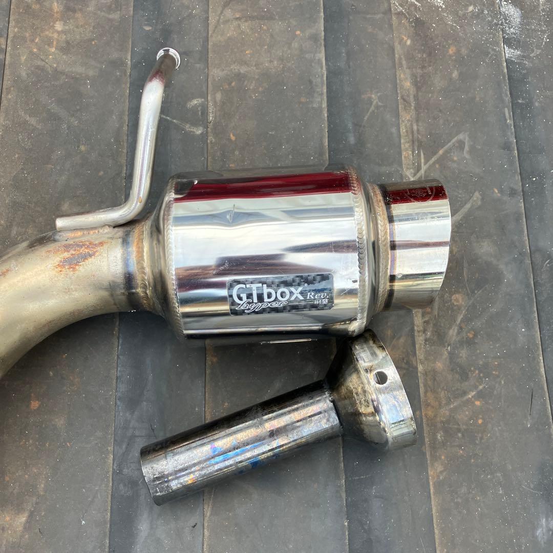 GTbox ステンレス マフラー 曲がり型　RA1 RA2 プレオ　ステラ