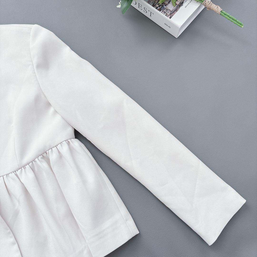 bluesky様　極美品✨24AW 完売品 ルルウィルビー カルゼペプラムジャケ