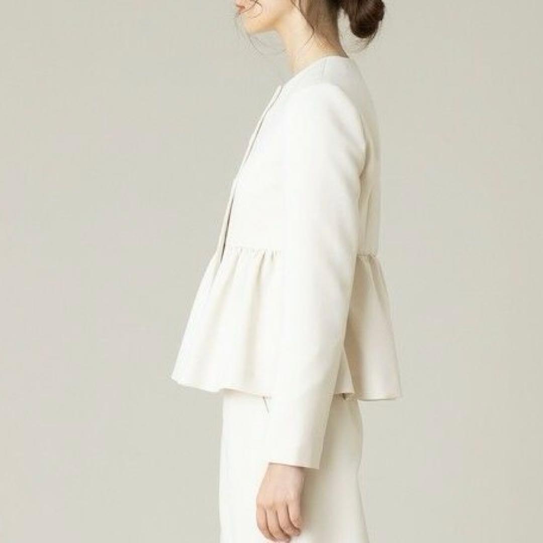 bluesky様　極美品✨24AW 完売品 ルルウィルビー カルゼペプラムジャケ