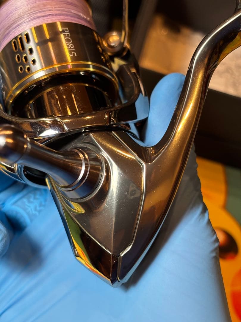 シマノ18 ステラ 2500S 夢屋スプールPE0815 LIVRE ノブ