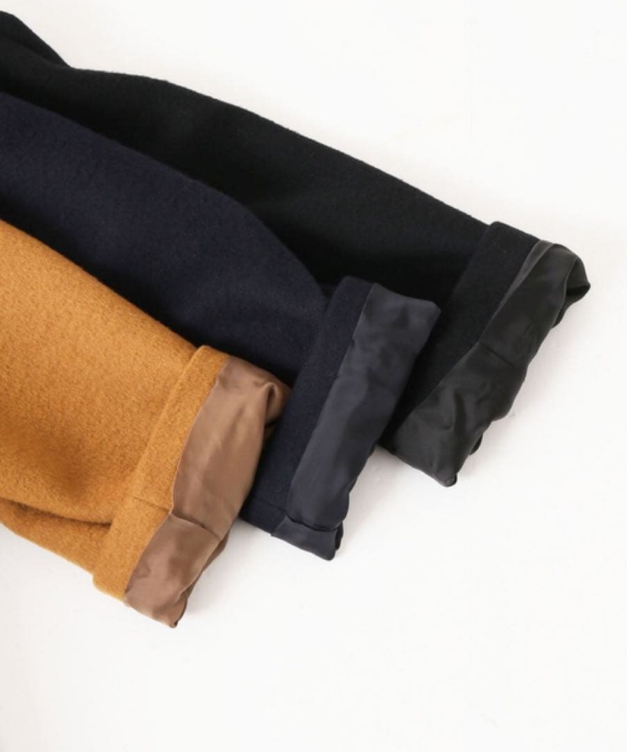 IENA ロングスリットコート　ネイビー