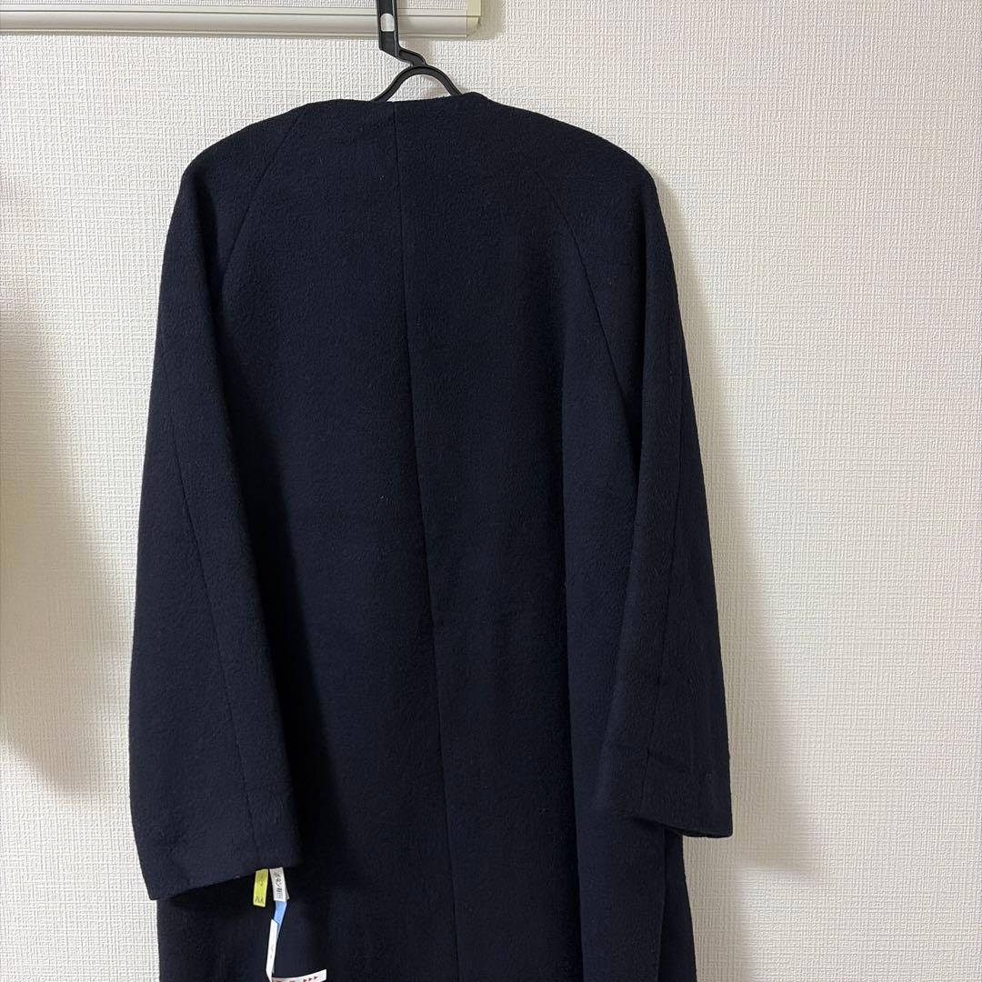 IENA ロングスリットコート　ネイビー
