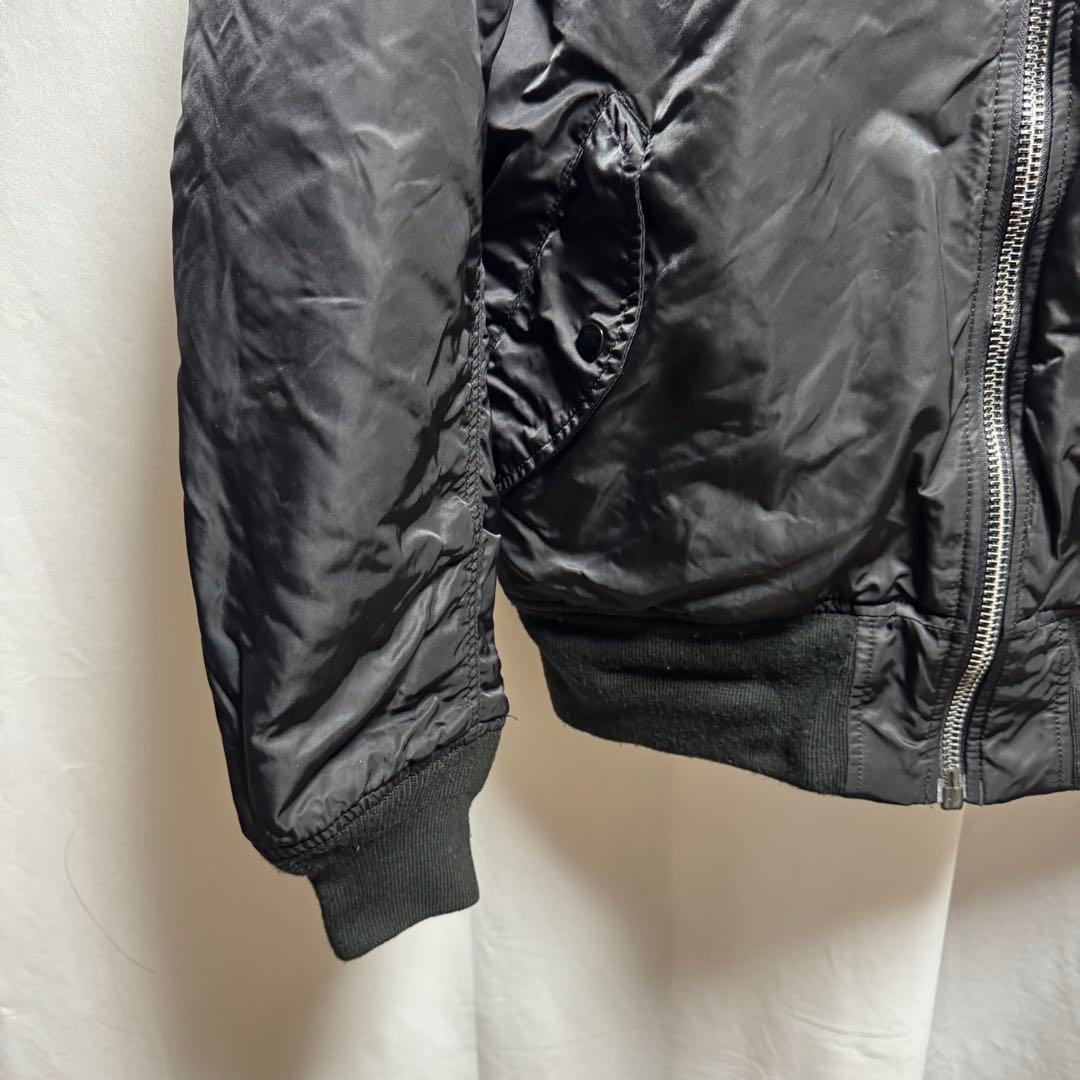 XLサイズ　ALPHA アルファ　MA-1 フライトジャケット　ブラック