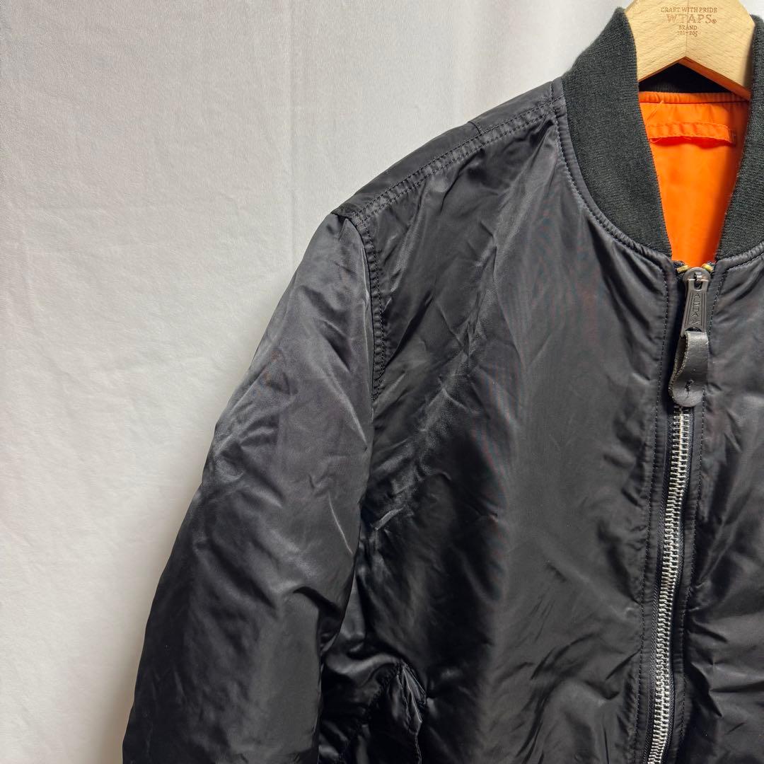 XLサイズ　ALPHA アルファ　MA-1 フライトジャケット　ブラック