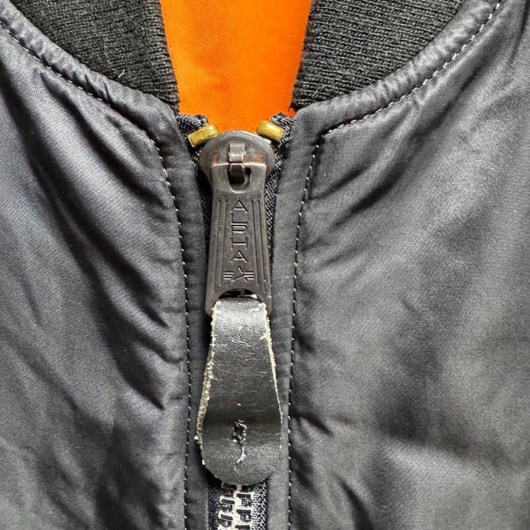 XLサイズ　ALPHA アルファ　MA-1 フライトジャケット　ブラック